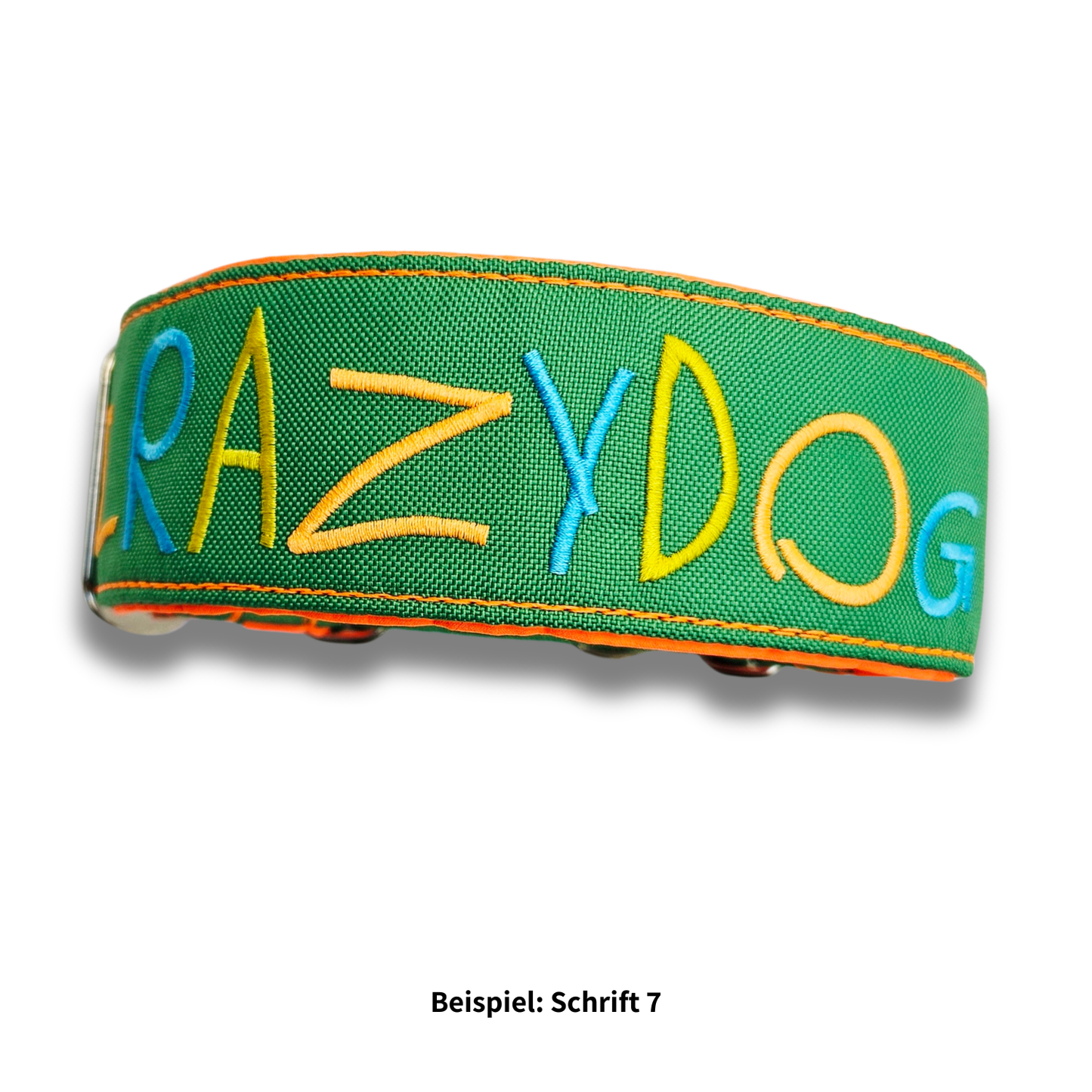 Hundehalsband aus Gurtband (personalisierbar)