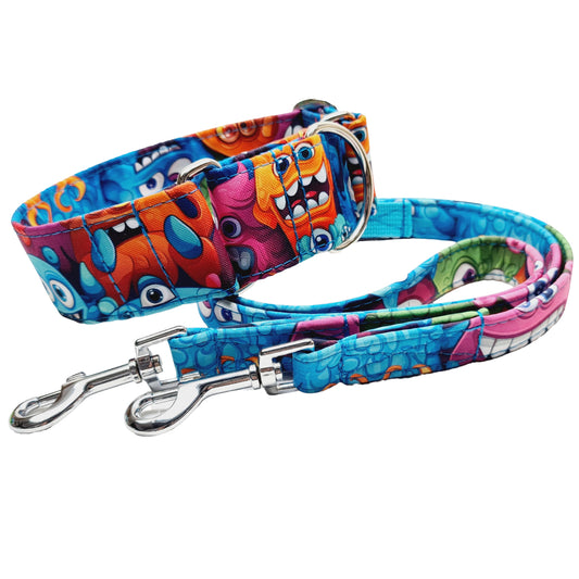 Hundehalsband "Outdoor-bunt" - Martingale- Zugstopp in verschiedenen Farben