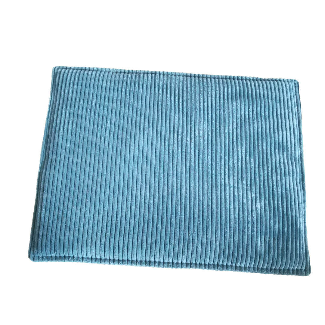 Sofortkauf-Hundedecke "Cord-komplett-mint-blau"