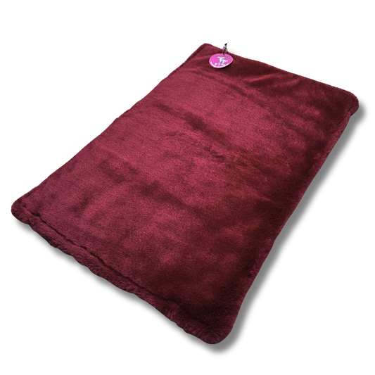 Sofortkauf-Hundedecke „Softshell Flowers-Herbst kombiniert mit Fellimitat “