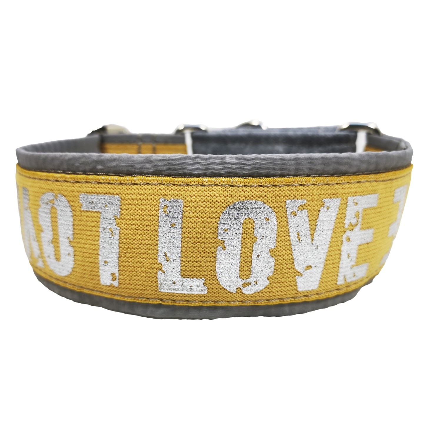 Hundehalsband Lederhalsband Paracord Zugstopp-Halsband Martingale Hundeleine Leine Lederleine Fettlederleine breites Halsband Klickverschluss Rollschnalle Ersatzbezug Flocke Hundebett Cosybed Hyggebed Donut Hundebett Flocke hundeschlafsack Hundedecke Hund Hunde Windhund luxus elegant exklusiv bequem handmade in Deutschland NRW Schriftzug LOVE curry ocker geplstert