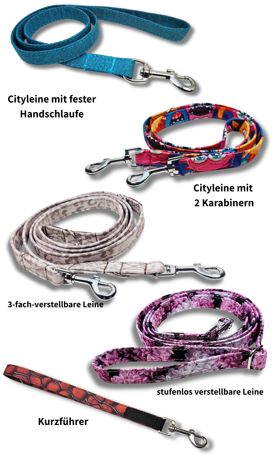Hundeleine-Outdoor-bunt (konfigurierbar)