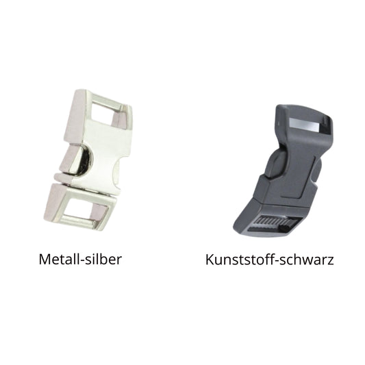 Hundehalsband "Outdoor-uni" mit Klick in verschiedenen Farben