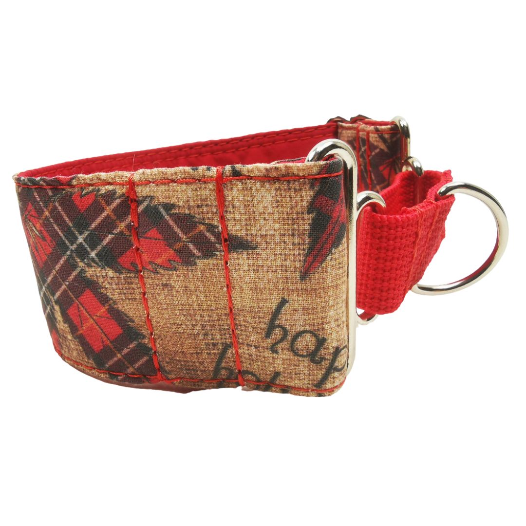 Sofortkauf-Martingale-Halsband-reduziert-Herbst-Ahorn-Happy-Holidaze XXS (18-24 cm)