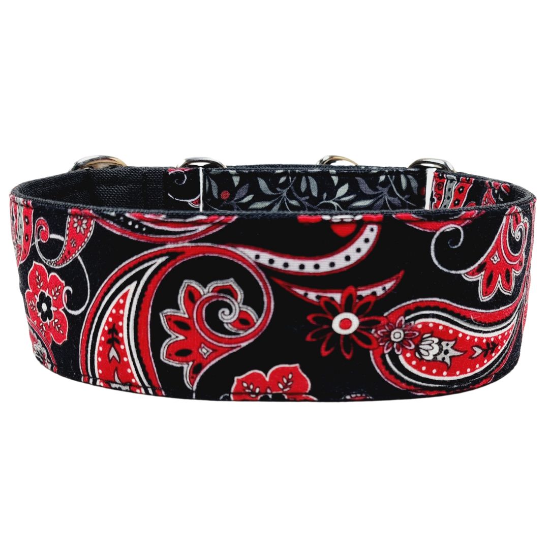 Martingale-Halsband-Hybrid-Style/schwarz-rot