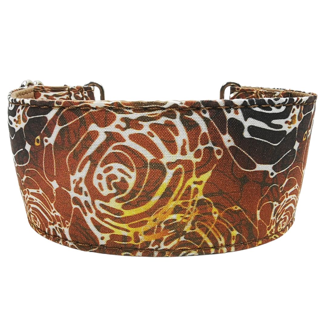 Sofortkauf-Martingale-Halsband-reduziert-Roses-bronze XS (22-32 cm)