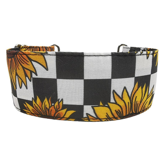 Sofortkauf-Martingale-Halsband-reduziert-Sonnenblume XS (22-32 cm)