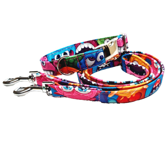 Hundehalsband "Outdoor-bunt" mit Klick in verschiedenen Farben