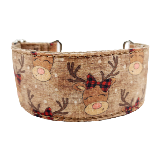 Martingale reduziert Zugstopp Halsband Hundehalsband Hundeleine Leine Fettlederleine Lederleine Lederhalsband Paracord Tauleine Weihnachten Rentier Weihnachtszeit Winter Hundezubehör Hundeaccessories Hund Hunde Hunderassen Windhund Windspiel Whippet Pinscher