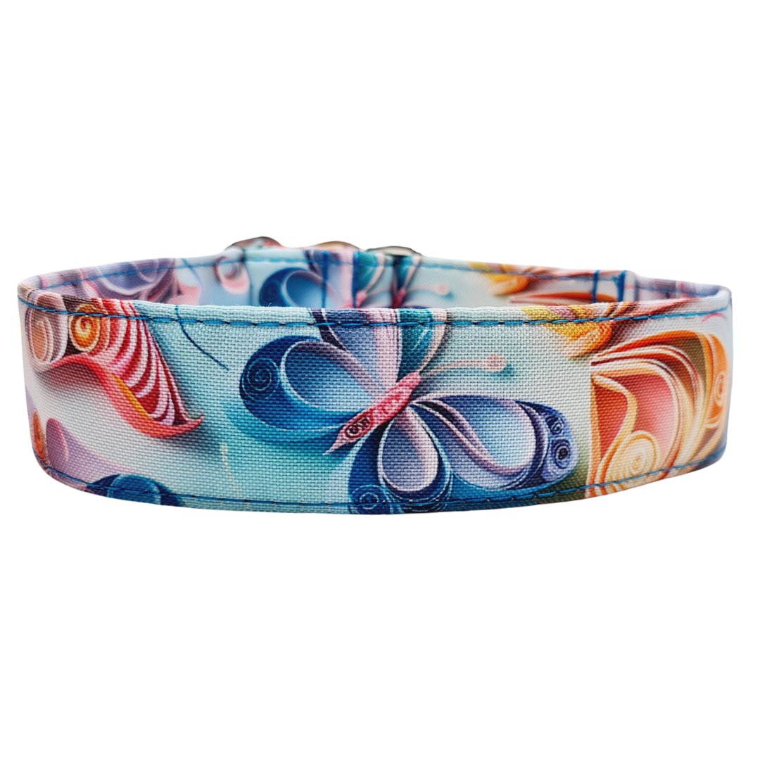 Sofortkauf-Zugstopp-Halsband-Butterfly3D M (34-42 cm)