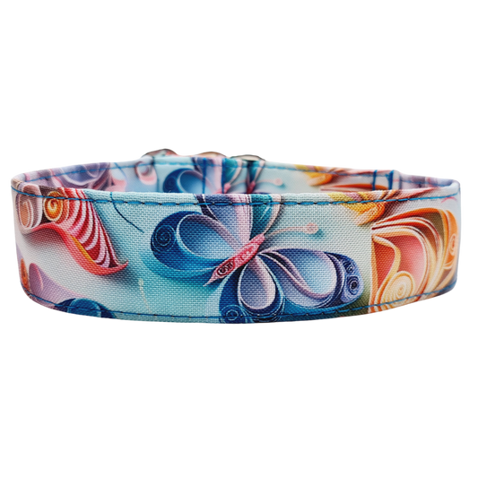 Sofortkauf-Zugstopp-Halsband-Butterfly3D M (34-42 cm)