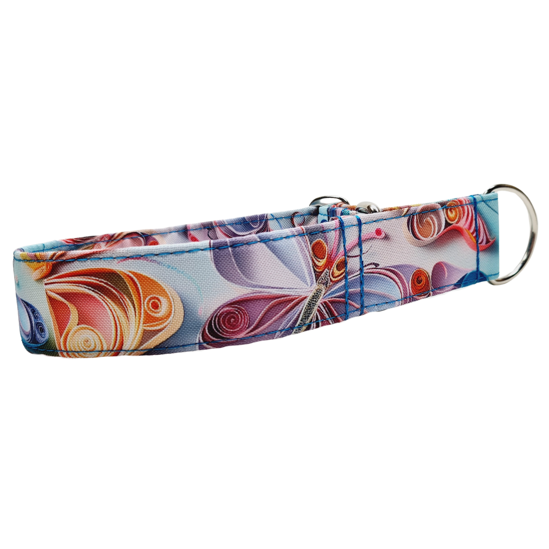 Sofortkauf-Zugstopp-Halsband-Butterfly3D M (34-42 cm)