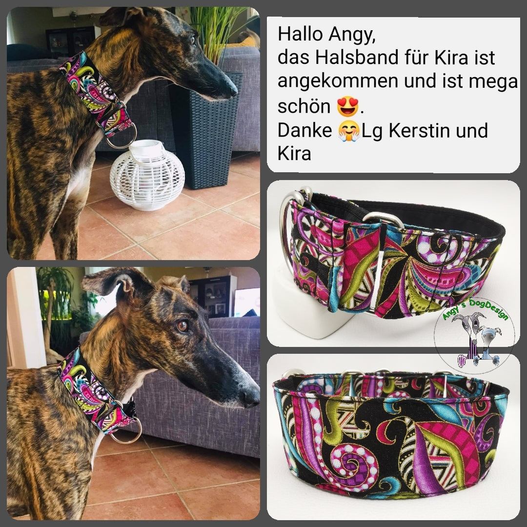 Hundehalsband Lederhalsband Paracord Zugstopp-Halsband Martingale Hundeleine Leine Lederleine Fettlederleine breites Halsband Klickverschluss Rollschnalle Ersatzbezug Flocke Hundebett Cosybed Hyggebed Donut Hundebett Flocke hundeschlafsack Hundedecke Hund Hunde Windhund luxus elegant exklusiv bequem handmade in Deutschland NRW gepolstert Softshell Brokat Dackel Dalmatiner Rhodesian Ridgeback Vizla Podenco Galgo Jagdhund Terrier Bulldogge OEB Frenchie Saluki Barsoi Labrador Cocker Spaniel paisley