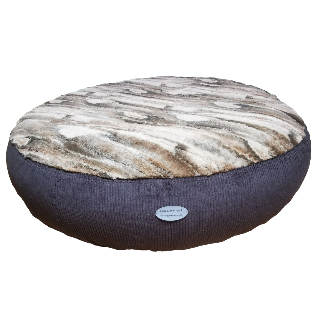 Ersatzbezug Hundebettbezug Flocke Cosybed Higgybed Donut Hundebett Hund Hunde Dog Cord Fellimitat Softshell edel schnell luxus deutschland handgefertigt handmade kleinunternehmen startup inkontinenzschutz hundeaccessoires hundeshop Hundebett hundedecke hundemesse waschbar zooplusflocke Bezug hundedonut madeingermany hyggebed welovedogs wolke wohnaccessoires elegant bequem nrw gestreift
