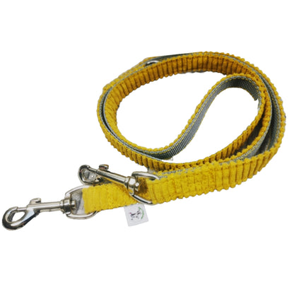 Hundeleine "Cord-uni" in verschiedenen Farben