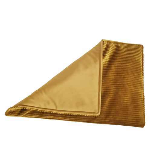 Sofortkauf-Hundedecke "Softshell-uni kombiniert mit Cord-ocker"
