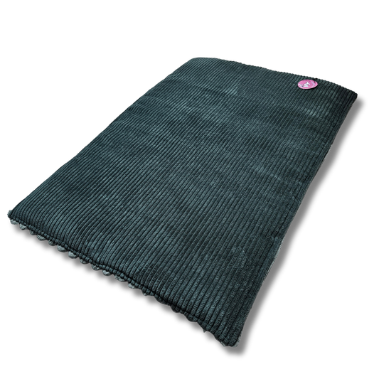 Sofortkauf-Hundedecke „Fellimitat grün kombiniert mit Cord