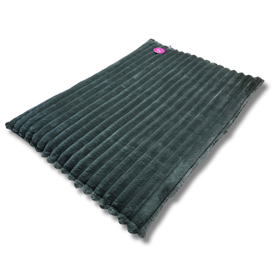 Sofortkauf-Hundedecke „Fellimitat grün kombiniert mit Cord