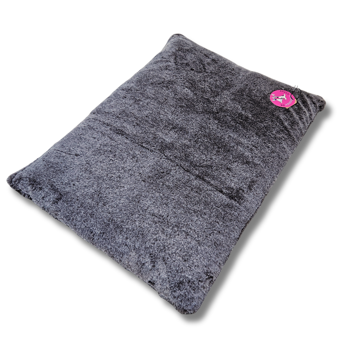 Sofortkauf-Hundedecke „Fellimitat braun/grau kombiniert mit Velours“