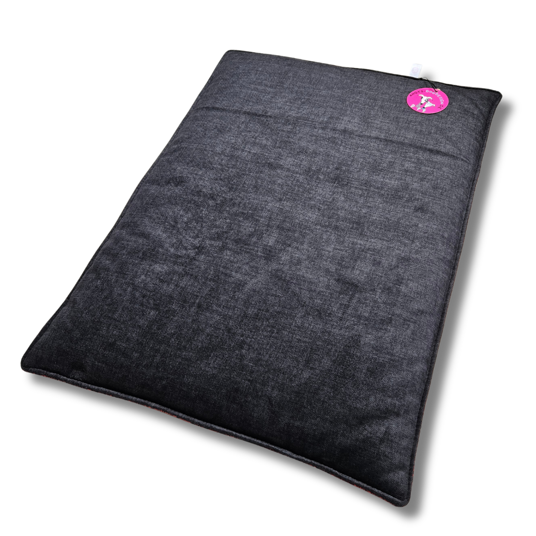 Sofortkauf-Hundedecke „Softshell rote Spitze kombiniert mit Velours“