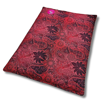 Sofortkauf-Hundedecke „Softshell rote Spitze kombiniert mit Velours“