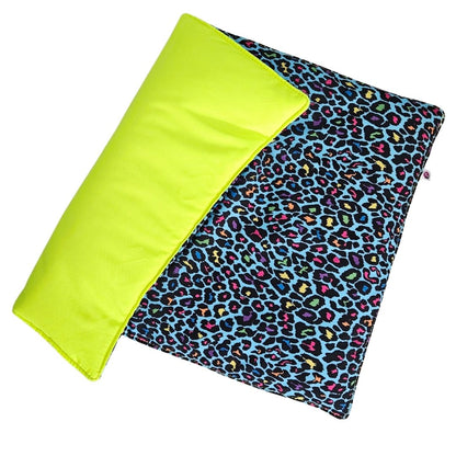 Sofortkauf-Hundedecke "Softshell-Leo-neon kombiniert mit Outdoor"