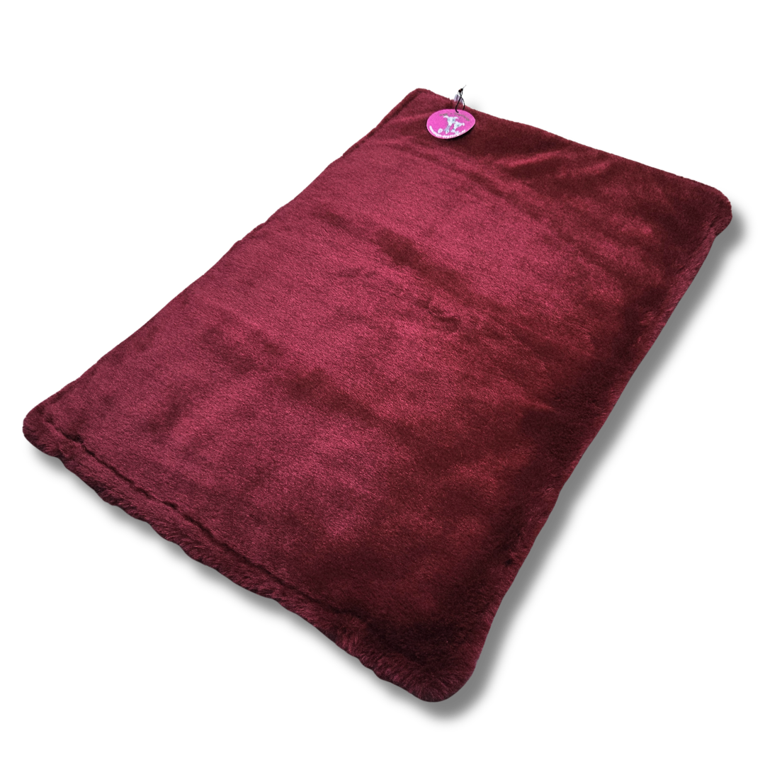 Sofortkauf-Hundedecke „Softshell Flowers-Herbst kombiniert mit Fellimitat “