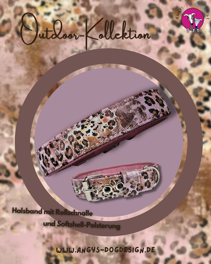Hundehalsband-Outdoor–bunt (personalisierbar)