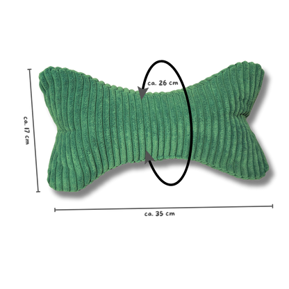 Leseknochen Kopfstütze Nackenkissen Tablethalterung Buchstütze Kissen für den Bauch Kissen für den Rücken Deko Nackenhörnchen Keilkissen Cordkissen Dreieckkissen Hundekissen handgemacht individuell NRW Maßangaben für Kissen