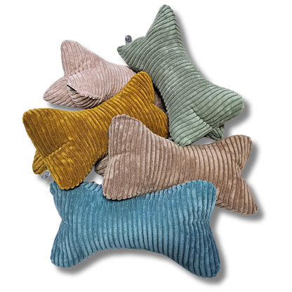 Leseknochen Kopfstütze Nackenkissen Tablethalterung Buchstütze Kissen für den Bauch Kissen für den Rücken Deko Nackenhörnchen Keilkissen Cordkissen Dreieckkissen Hundekissen handgemacht individuell NRW