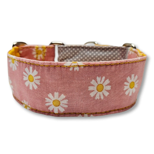 Sofortkauf-Martingale-Halsband-Flower-altrosa S (28-36 cm)