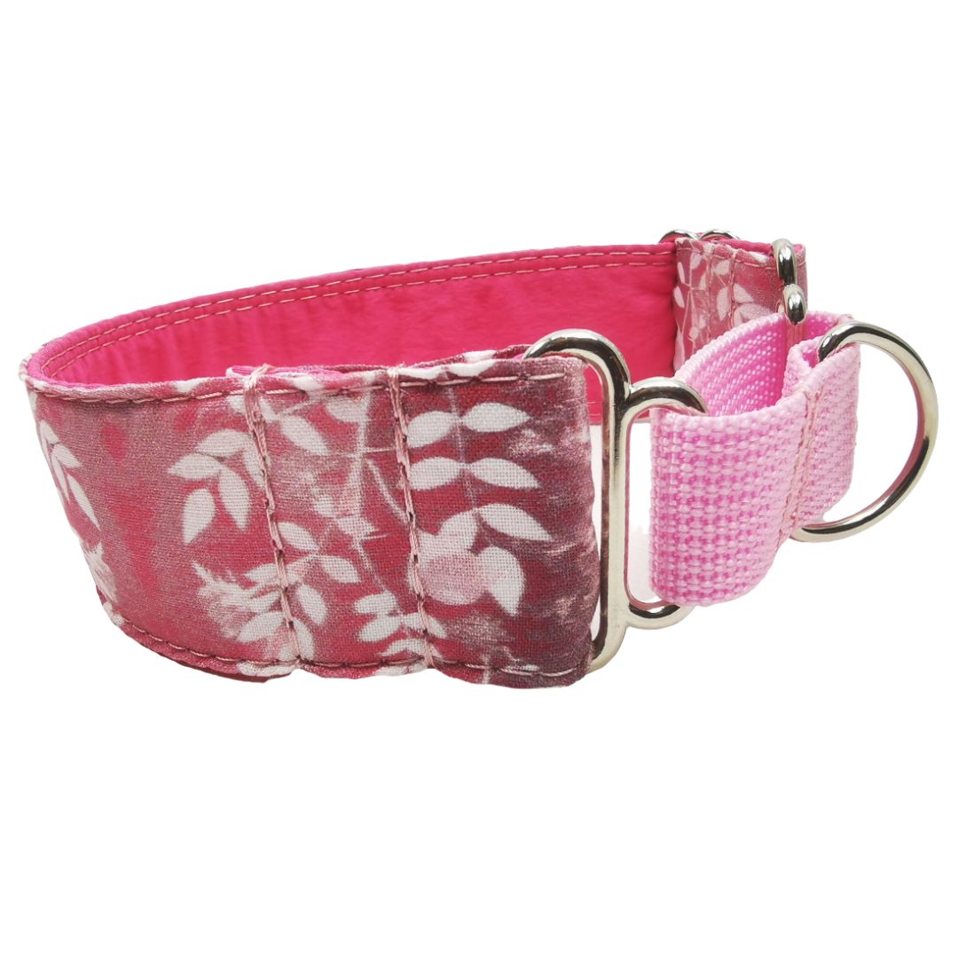 Sofortkauf-Martingale-Halsband-reduziert-Rosengarten-magenta XS (22-32 cm)