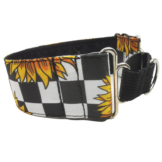 Sofortkauf-Martingale-Halsband-reduziert-Sonnenblume XS (22-32 cm)