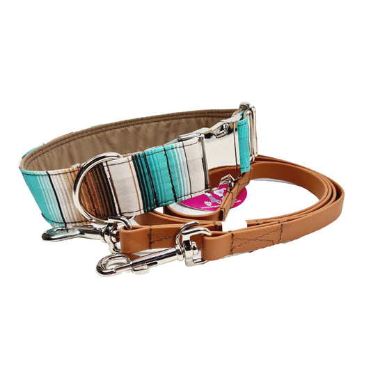 Hundehalsband "Mexico" mit Klick in verschiedenen Farben