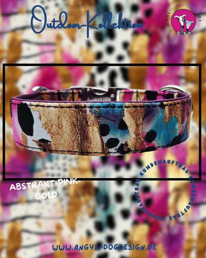 Hundehalsband-Outdoor-bunt-Martingale- Zugstopp (personalisierbar)