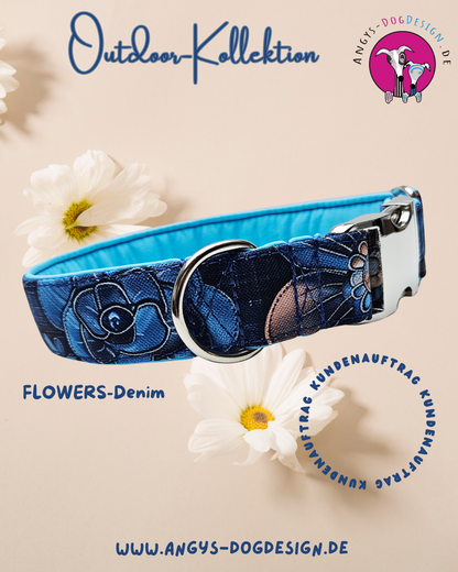 Hundehalsband-Outdoor–bunt (personalisierbar)