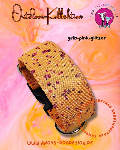 Hundehalsband-Outdoor-bunt-Martingale- Zugstopp (personalisierbar)
