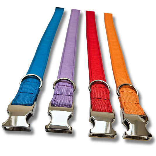 Hundehalsband "Outdoor-uni" mit Klick in verschiedenen Farben