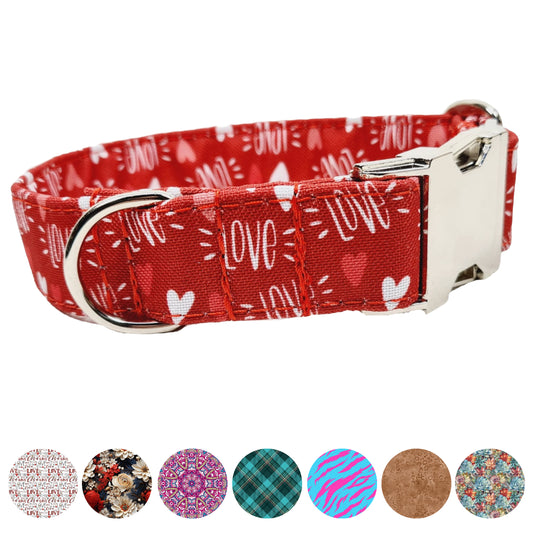 Hundehalsband "Outdoor-bunt" mit Klick in verschiedenen Farben