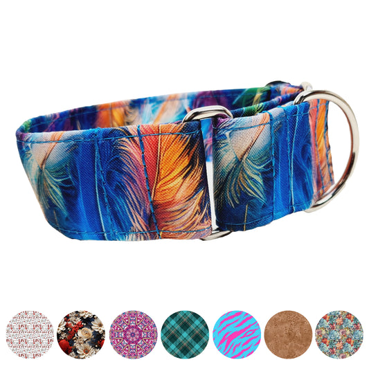 Hundehalsband "Outdoor-bunt" - Martingale- Zugstopp in verschiedenen Farben