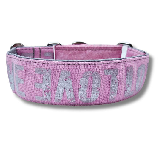 Sofortkauf-Martingale-Halsband-LOVE XS (22-30 cm)