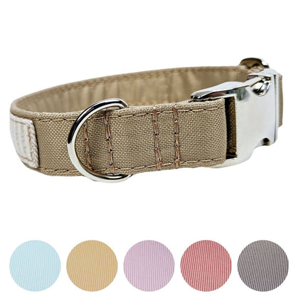 Hundehalsband "Stripes & more" mit Klick in verschiedenen Farben
