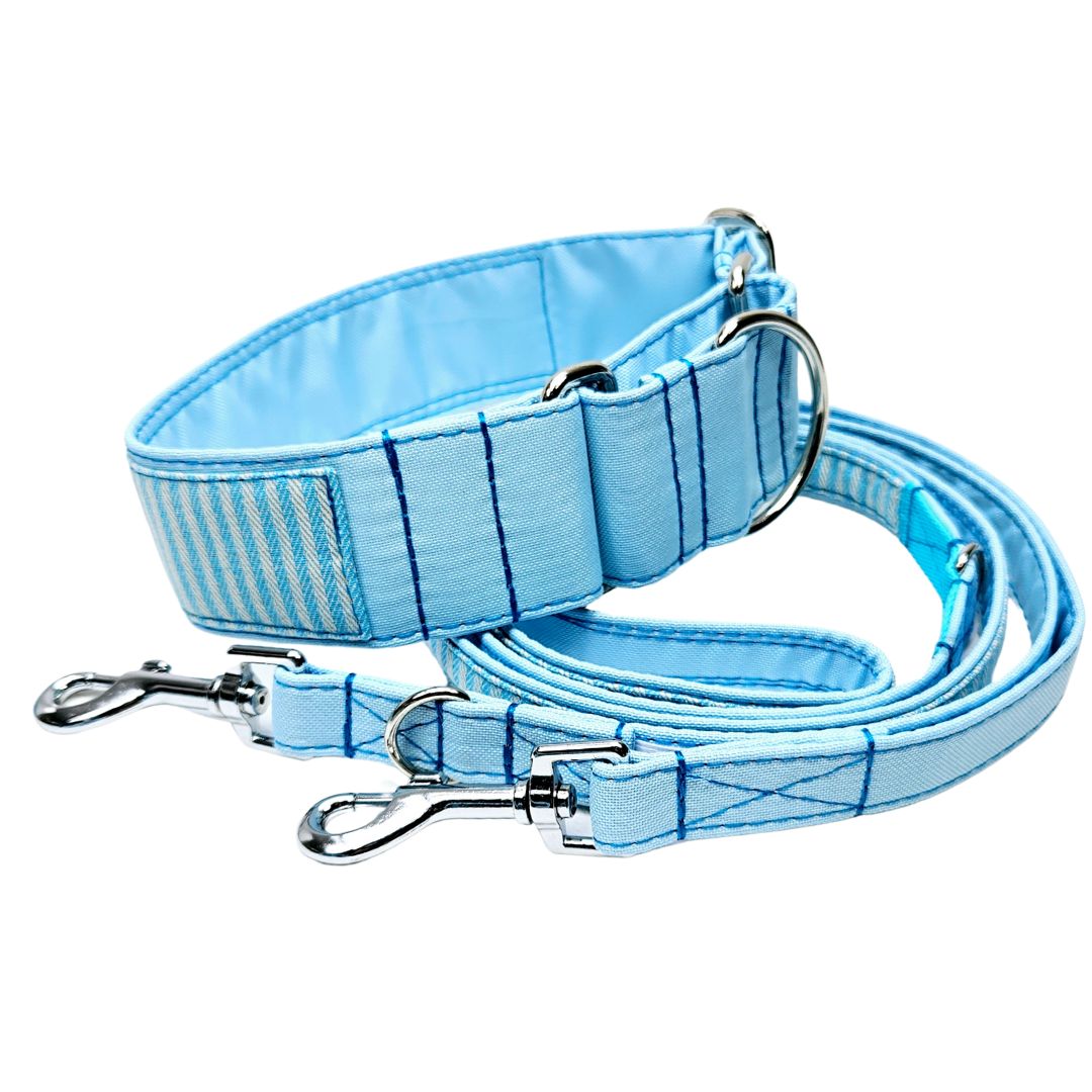 Hundehalsband "Stripes & more" - Martingale- Zugstopp in verschiedenen Farben