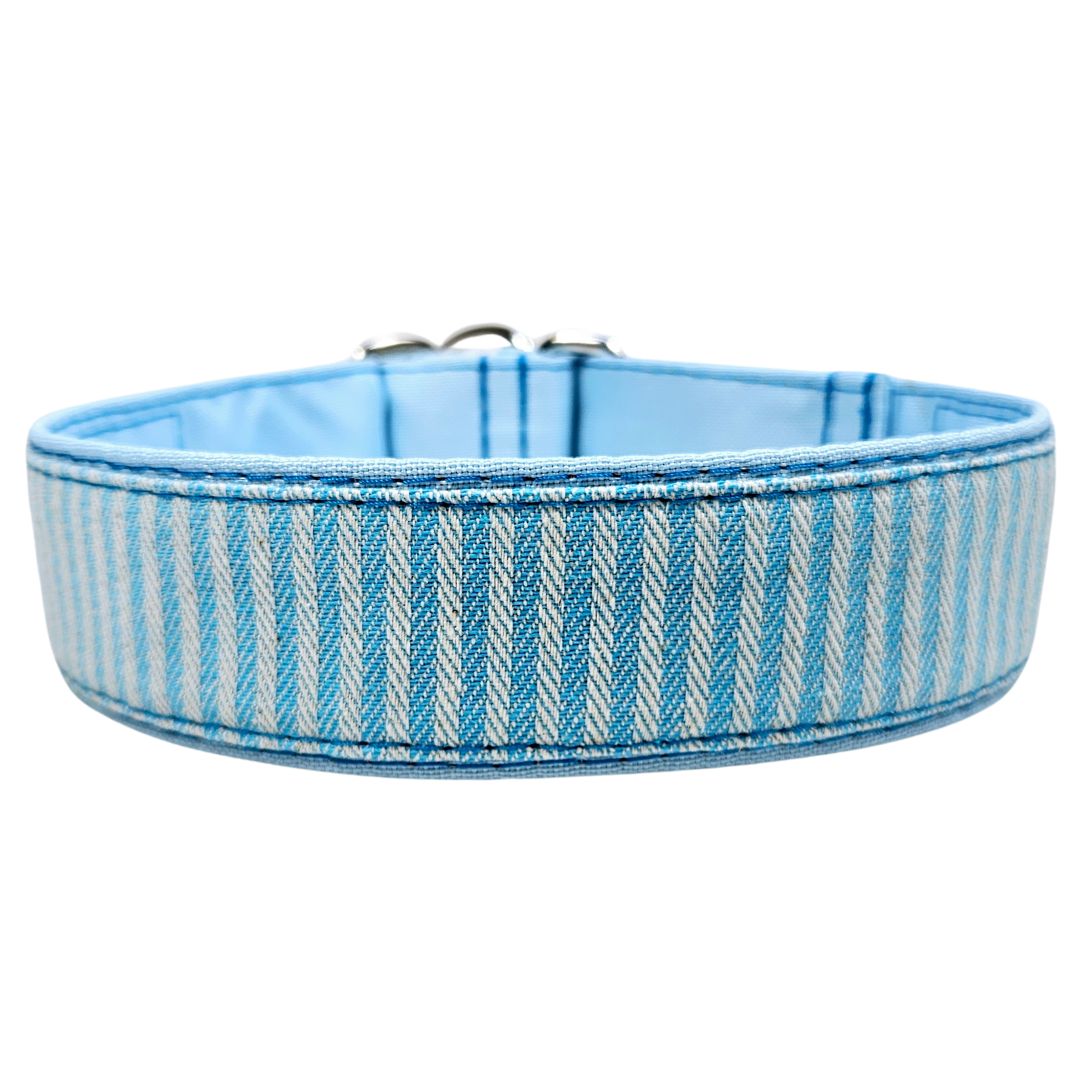 Hundehalsband "Stripes & more" mit Schnalle in verschiedenen Farben