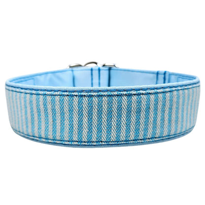 Hundehalsband "Stripes & more" mit Schnalle in verschiedenen Farben
