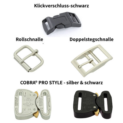 Hundehalsband-Outdoor–bunt (personalisierbar)