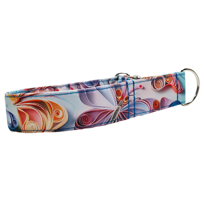 Sofortkauf-Zugstopp-Halsband-Butterfly3D M (34-42 cm)