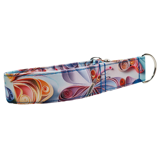Sofortkauf-Zugstopp-Halsband-Butterfly3D M (34-42 cm)