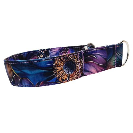 Sofortkauf-Zugstopp-Halsband-FlowersMulti M (34-42 cm)