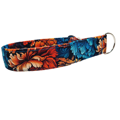 Sofortkauf-Zugstopp-Halsband-FlowersVintage M (34-42 cm)